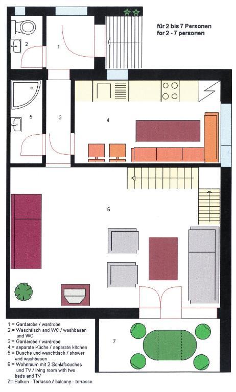 Pension Apartment Granit Prag Zimmer foto